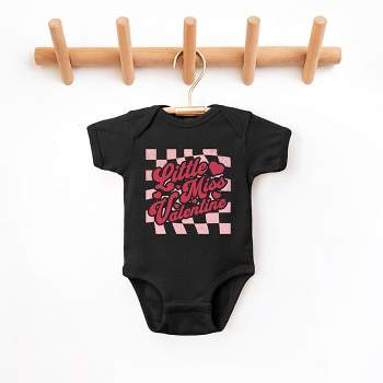 The Juniper Shop Checkered Little Miss Valentine Baby Bodysuit