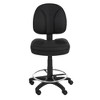 Hampden Furnishings 24.5-34.5" Calliope Collection Comfort Task Stool Black - 2 of 4
