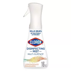 Clorox Disinfecting Mist - Ready-to-use Lemongrass Mandarin - 16oz