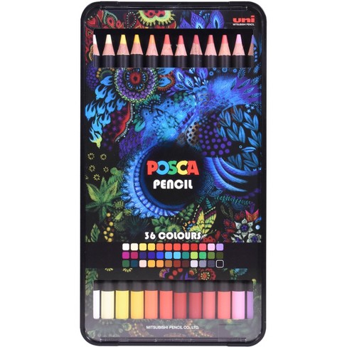 Review Of The Uni Mitsubishi POSCA Colored Pencils — The Art Gear Guide