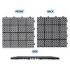 Interlocking Deck Tiles, Outdoor Waterproof & Anti-slip, for Patio, Balcony, Pool Side, Bathroom, Shower, Balcony, Porch - 3 of 4