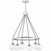 Craftmade Lighting Que 6 - Light Chandelier in  Chrome - 4 of 4