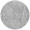 Gray Ivory And Silver Abstract Washable Indoor Outdoor Area Rug - 4 of 4