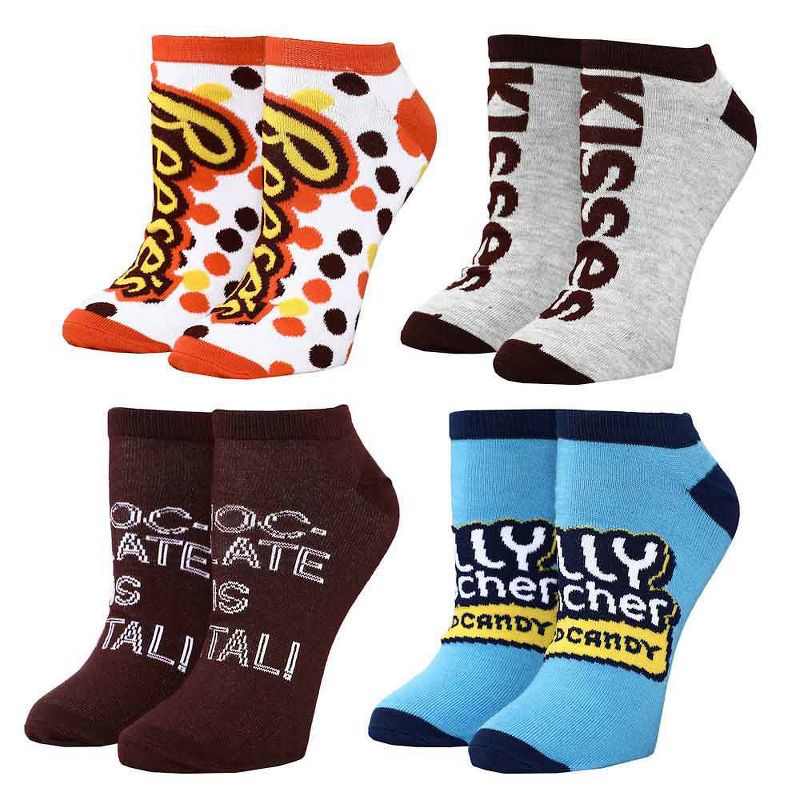 Bioworld Hershey's Men's 12 Delicious Days of Socks Crew and Ankle Adult Box Set Multicoloured, 3 of 8