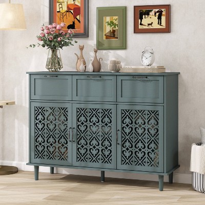 Vatros 3 Door 3 Drawer Storange Cabinet American Sideboard Cabinet