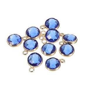 Unique Bargains DIY Craft Jewelry Making Necklace Crystal Birthstone Pendants 10 Pcs - 1 of 4