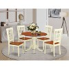 Kitchen Table Set for 4 - Dining Table with 4 Chairs - Wood Dinette Set - Home Dining Room Furniture - 2 of 4
