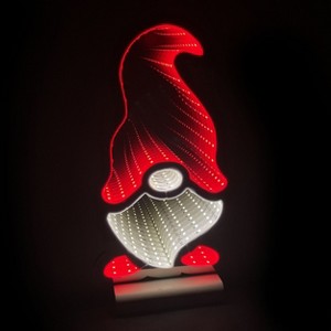 Season's Designs 12"Infinity Light Standing Christmas Gno - 1 of 1