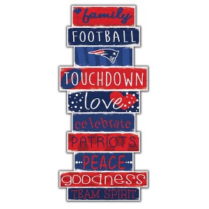 NFL New England Patriots 24" Celebrations Stack Sign - 1 of 3