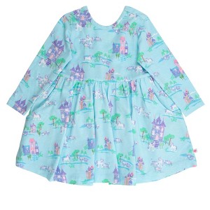 Rufflebutts Toddler Girls Long Sleeve Twirl Dress - 1 of 2