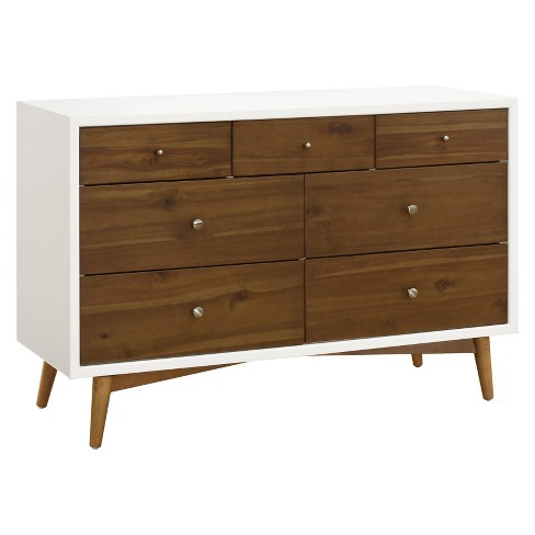 Babyletto Palma 7 drawer Assembled Double Dresser Walnut Target