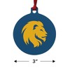 Texas A and M University Commerce Primary Logo Aluminum Holiday Christmas Tree Ornament  3.0" (7.6 cm) x 3.37" (8.6 cm) - 3 of 4