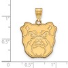 Black Bow Jewelry 14k Yellow Gold Plated Sterling Silver Butler Bulldogs NCAA Large Pendant - 2 of 3