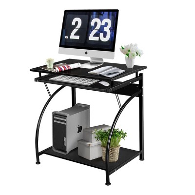 Costway Computer Desk PC Laptop Table Study Workstation Home Office Furniture Black