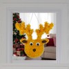 Northlight 13" Tinsel Reindeer Christmas Window Decoration - image 2 of 4