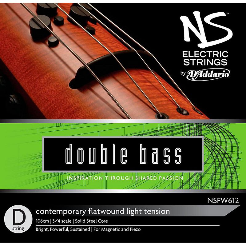 D'Addario NS Electric Contempoary Bass D String, 1 of 3