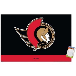 Trends International NHL Ottawa Senators - Logo 21 Unframed Wall Poster Prints - 1 of 4
