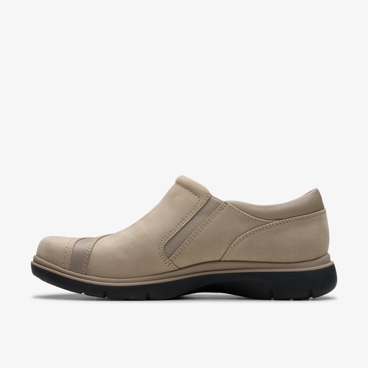 Обувь Clarks Womens Certina Pure Stone Nubuck Shoes 10 Wide — фото 2