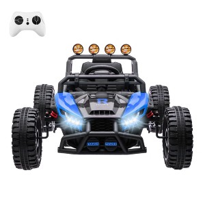 24V Ride on Car for Kids, Kids Electric Car with Remote Control, Electric Ride on Toys with Bluetooth LED Lights for Kids 3-8 Years - 1 of 4
