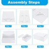 Unique Bargains Easy to Assemble Durable Cardboard Gift Box with Lid - 3 of 4