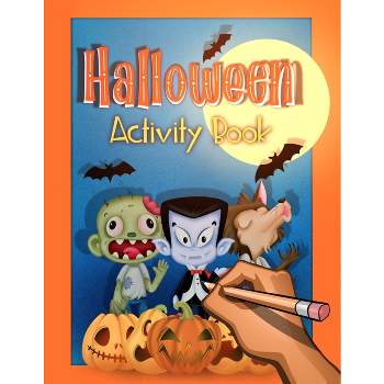 Halloween Activity and Puzzle Book for Kids - by  Little Whimsey (Paperback)