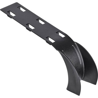 Tripp Lite Cable Exit Clip/Dropout Waterfall for Wire Mesh Cable Trays, 45 mm Wide - Black Powder Coat - Metal