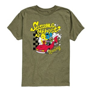 Boys' - Sesame Street - SS Racing Short Sleeve Graphic T-Shirt - 1 of 4