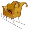 Northlight Lighted Shiny Sleigh Outdoor Christmas Decoration - 36" - Gold - Clear Lights - 3 of 3