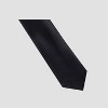 Men's Satin Skinny Tie - Goodfellow & Co™ Black One Size - image 3 of 4