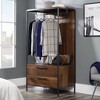 Nova Loft Armoire with Drawers Grand Walnut - Sauder - 2 of 4