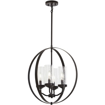 Minka Lavery Elyton 20" Wide Downtown Bronze 4-Light Pendant