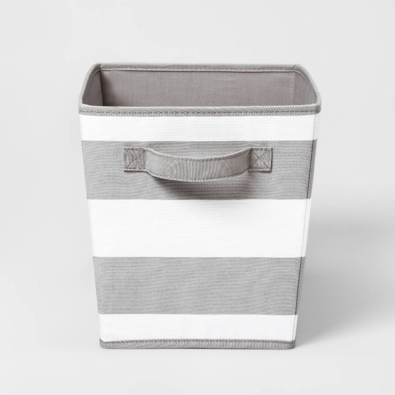 Canvas Striped Kids' Bin - Pillowfort™, 1 of 9