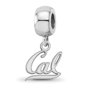 Black Bow Jewelry Sterling Silver California Berkeley Golden Bears NCAA Bead Charm - 1 of 4