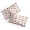 Deny Designs Evanjelina and Co Japanese Collection Duvet Cover and Pillow Shams Pink - 4 of 4