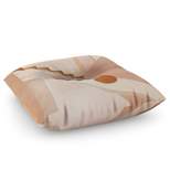 Iveta Abolina Delicious Terra Curves V Square Floor Pillow - Deny Designs
