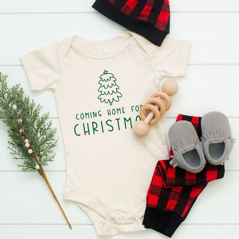 The Juniper Shop Home For Christmas Baby Bodysuit, 2 of 3