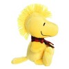 Aurora Small Winter Plaid Woodstock Peanuts Festive Stuffed Animal Yellow 6" - 3 of 4