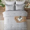 BAGOKIE 2/3 Pieces Comforter Set Lightweight Fluffy Bed Set with Comforter and Pillow Sham - 4 of 4