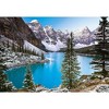1000 Piece Jigsaw Puzzle, The Jewel of the Rockies, Canada, Idyllic Landscape, Mountains and Lake, Adult puzzle, Castorland C-102372-2 - 2 of 4