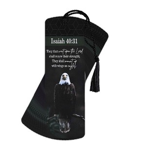 Dicksons BKMTL-463 Shall Renew Their Strength Black 2 x 6 Inch Paper and Tassel Place Keeper Bookmark Pack of 12 - 1 of 2