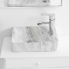 JONATHAN Y Felix Modern Wall Mounted Rectangular Ceramic Mini Sink - 2 of 4