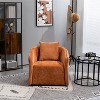 CIPACHO Mid Century Modern Accent Chair with Wood Frame, Upholstered,Swivel Chairs For Living Room Chairs with Waist Cushion - 4 of 4