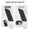 BONGEEK Compatible with iPhone 11 Pro Max Case,Ultra Slim Fit iPhone Case Liquid Silicone Gel Cover with Full Body Protection Anti-Scratch (Black) - 4 of 4