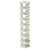 9 Tier Narrow Entryway Shoe Rack Plastic Vertical Shoe Organizer Space Saving Free Standing Shoes Storage Shelf Closet Hallway - 2 of 4