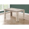 Monarch Specialties Dining Table 60" Rectangular Kitchen Dining Room Beige Laminate Contemporary Modern - 3 of 4
