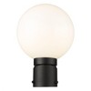 Z-Lite Laurent 1 - Light Post Light in  Black - 4 of 4