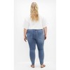 Women's Plus Size Harley Fit Nola Skinny Jean - mid wash | CITY CHIC - 3 of 4