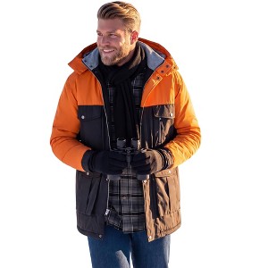 Boulder Creek by KingSize Fleece-Lined Parka With Detachable Hood