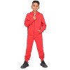 EVERYDAY KIDS Boys Red Zip-Up Hoodie – Soft Fleece Jacket with Hood – All-Season Kids Sweatshirt for School, Play, or Layering - 3 of 4