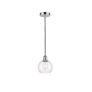 Athens - 1 Light Mini Pendant In Industrial Style-8.88 Inches Tall and 6 Inches Wide - 1 of 1